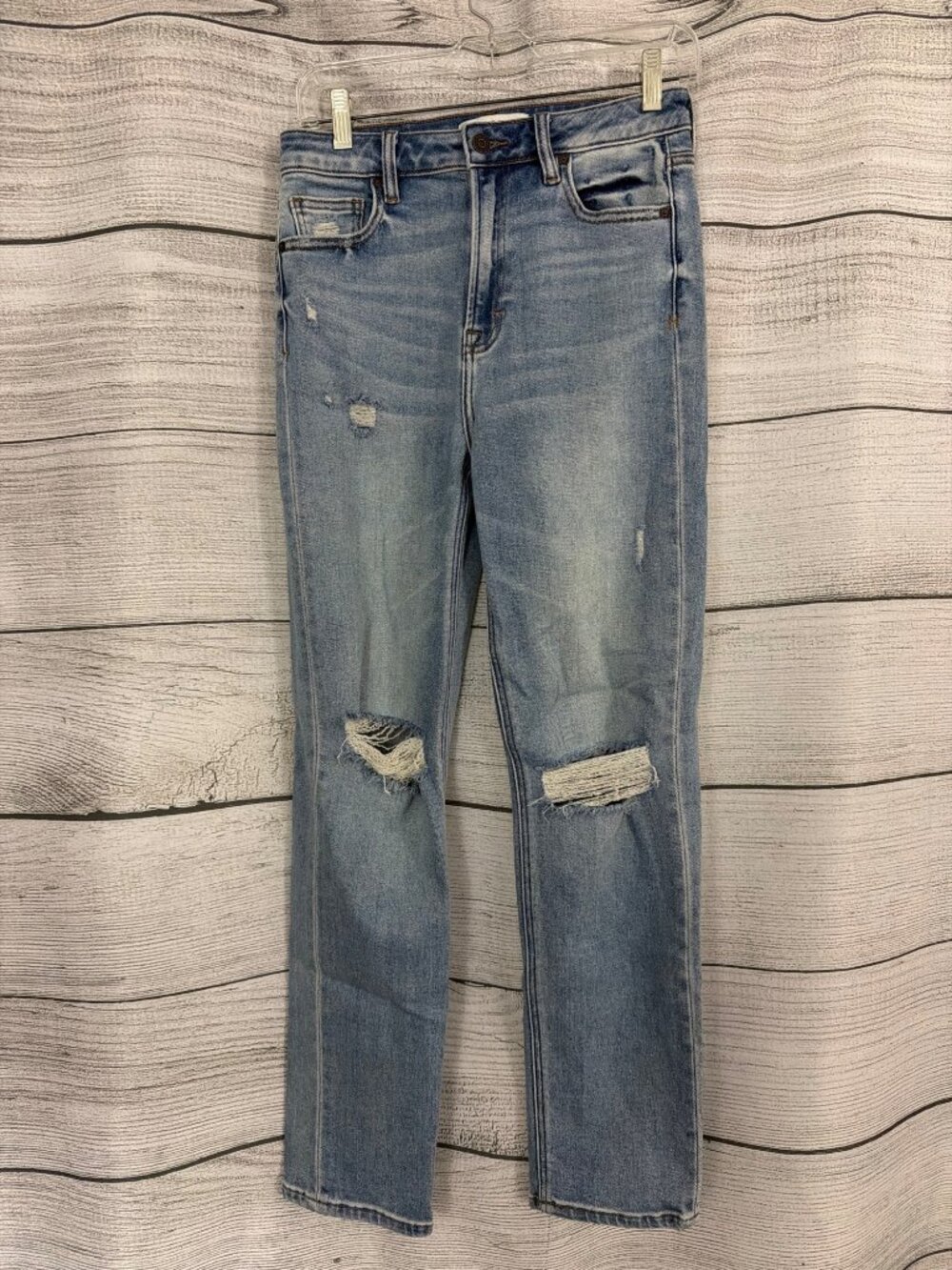 Hidden Los Angeles Distressed Light Wash Jeans Size 27